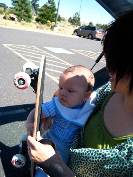 First Skateboard