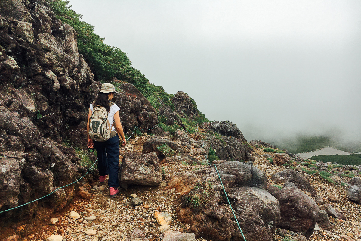 Hiking on Mount Norikura