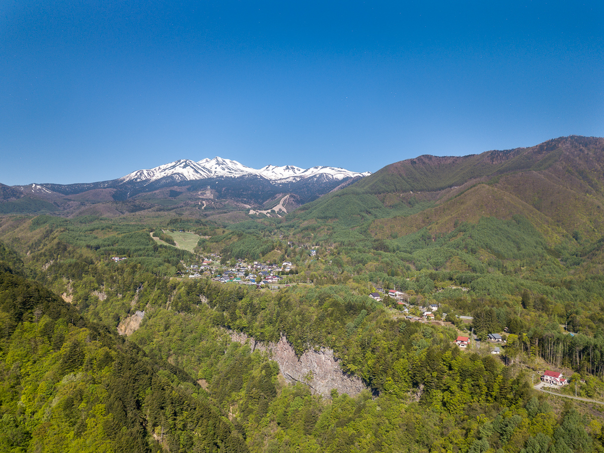 Norikura Kogen from the Sky