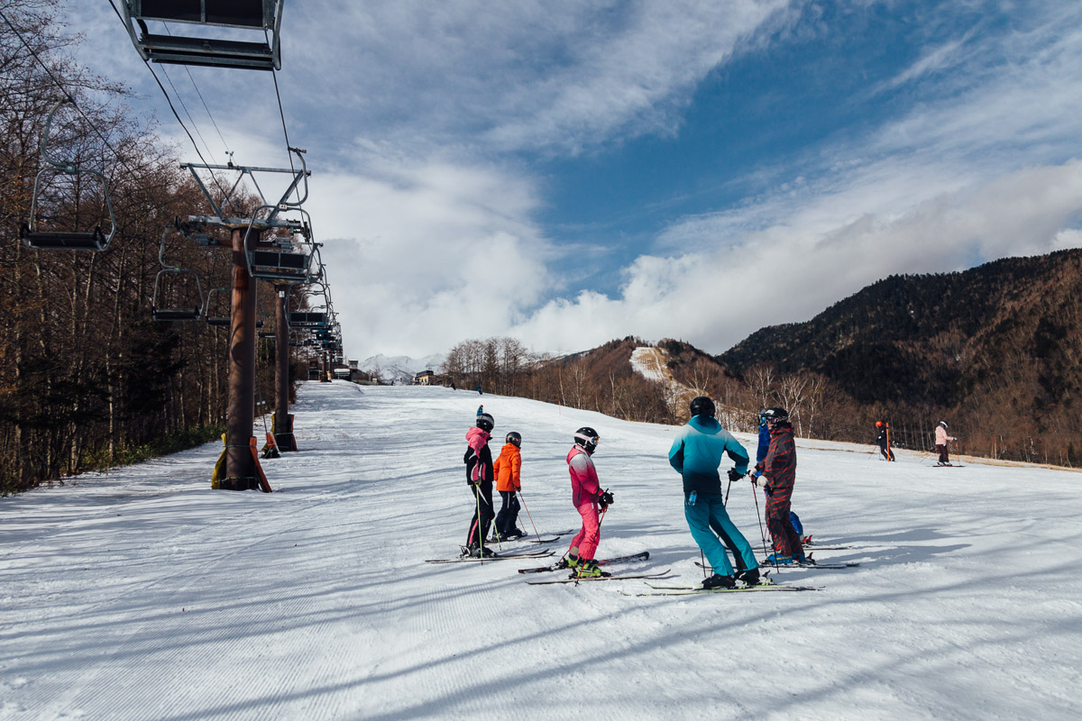 Mt. Norikura Snow Resort Opening Day