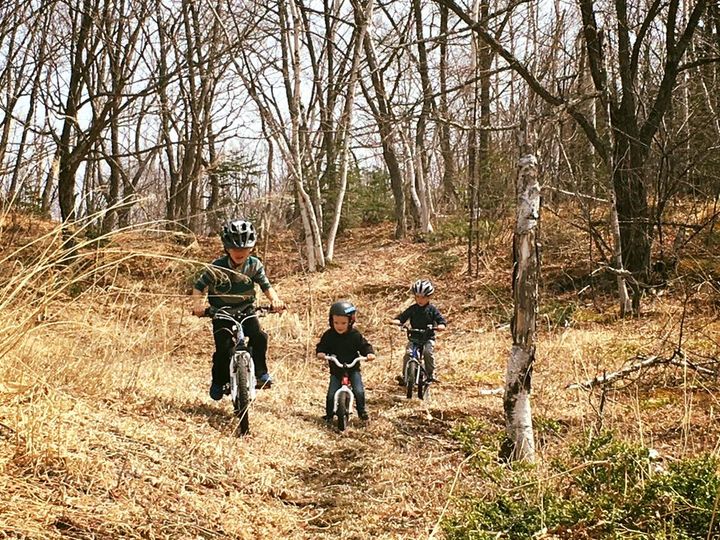 Our first trail ride of the year in beautiful Norikura Kogen